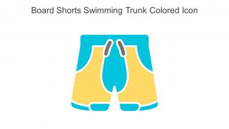 Board Shorts Swimming Trunk Colored Icon In Powerpoint Pptx Png And Editable Eps Format