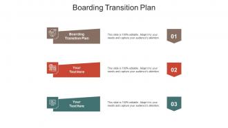 Boarding transition plan ppt powerpoint presentation professional inspiration cpb