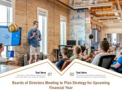 Boards of directors meeting to plan strategy for upcoming financial year