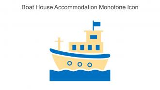 Boat House Accommodation Colored Icon In Powerpoint Pptx Png And Editable Eps Format