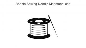 Bobbin Sewing Needle Monotone Icon In Powerpoint Pptx Png And Editable Eps Format