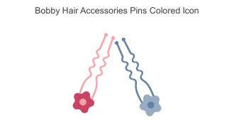 Bobby Hair Accessories Pins Colored Icon In Powerpoint Pptx Png And Editable Eps Format