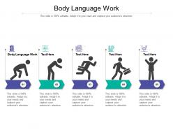 Body language work ppt powerpoint presentation outline examples cpb