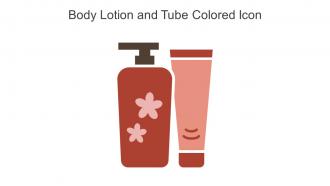 Body Lotion And Tube Colored Icon In Powerpoint Pptx Png And Editable Eps Format