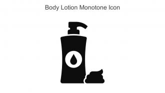 Body Lotion Monotone Icon In Powerpoint Pptx Png And Editable Eps Format
