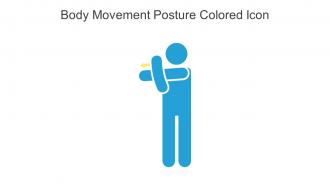 Body Movement Posture Colored Icon In Powerpoint Pptx Png And Editable Eps Format