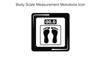 Body Scale Measurement Monotone Icon In Powerpoint Pptx Png And Editable Eps Format