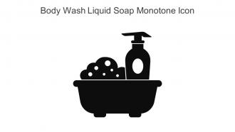 Body Wash Liquid Soap Monotone Icon In Powerpoint Pptx Png And Editable Eps Format