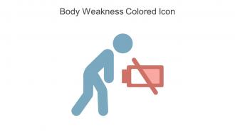 Body Weakness Colored Icon In Powerpoint Pptx Png And Editable Eps Format