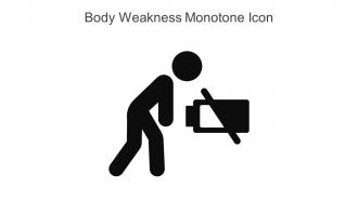 Body Weakness Monotone Icon In Powerpoint Pptx Png And Editable Eps Format
