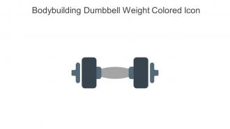 Bodybuilding Dumbbell Weight Colored Icon In Powerpoint Pptx Png And Editable Eps Format