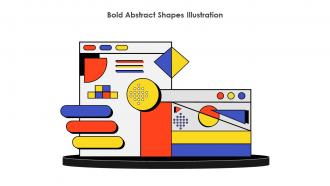 Bold Abstract Shapes Illustration