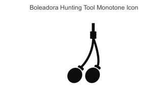 Boleadora Hunting Tool Monotone Icon In Powerpoint Pptx Png And Editable Eps Format