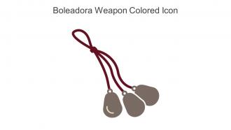 Boleadora Weapon Colored Icon In Powerpoint Pptx Png And Editable Eps Format