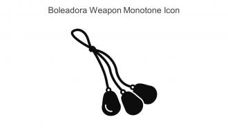 Boleadora Weapon Monotone Icon In Powerpoint Pptx Png And Editable Eps Format