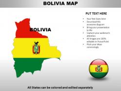 Bolivia country powerpoint maps