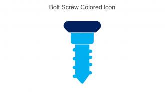 Bolt Screw Colored Icon In Powerpoint Pptx Png And Editable Eps Format