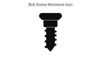 Bolt Screw Monotone Icon In Powerpoint Pptx Png And Editable Eps Format