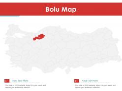 Bolu map powerpoint presentation ppt template