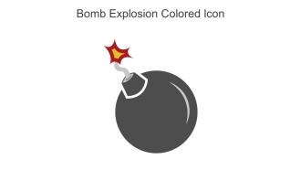 Bomb Explosion Colored Icon In Powerpoint Pptx Png And Editable Eps Format