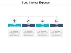 Bond interest expense ppt powerpoint presentation styles elements cpb