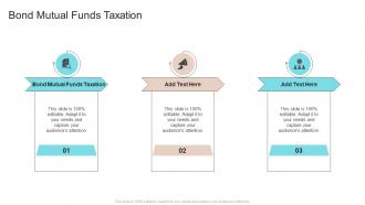 Bond Mutual Funds Taxation In Powerpoint And Google Slides Cpb