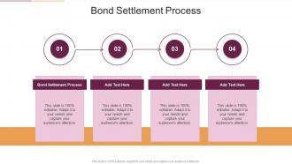 Bond Settlement Process In Powerpoint And Google Slides Cpb