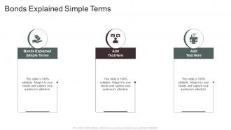 Bonds Explained Simple Terms In Powerpoint And Google Slides Cpb