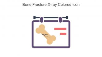 Bone Fracture X Ray Colored Icon In Powerpoint Pptx Png And Editable Eps Format