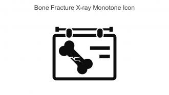 Bone Fracture X Ray Monotone Icon In Powerpoint Pptx Png And Editable Eps Format