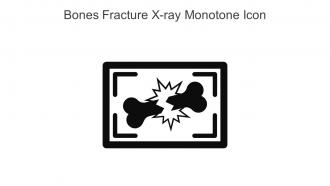 Bones Fracture X Ray Monotone Icon In Powerpoint Pptx Png And Editable Eps Format