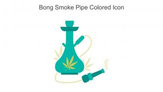 Bong Smoke Pipe Colored Icon In Powerpoint Pptx Png And Editable Eps Format