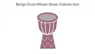 Bongo Drum African Music Colored Icon In Powerpoint Pptx Png And Editable Eps Format