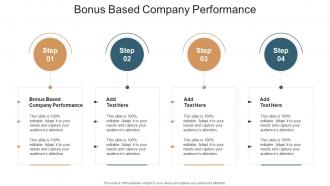 Bonus Based Company Performance In Powerpoint And Google Slides Cpb
