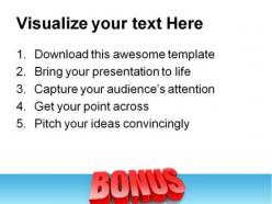 Bonus business powerpoint background and template 1210