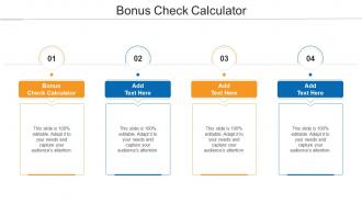 Bonus Check Calculator In Powerpoint And Google Slides Cpb