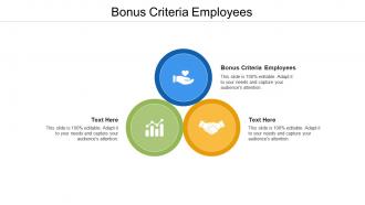 Bonus criteria employees ppt powerpoint presentation file graphics design cpb