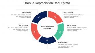 Bonus Depreciation Real Estate Ppt Powerpoint Presentation File Maker Cpb