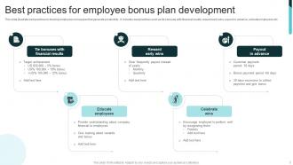 Bonus Plan Powerpoint PPT Template Bundles Designed Compatible