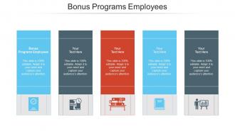 Bonus programs employees ppt powerpoint presentation diagram lists cpb