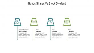 Bonus shares vs stock dividend ppt powerpoint presentation model examples cpb