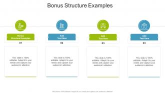 Bonus Structure Examples In Powerpoint And Google Slides Cpb