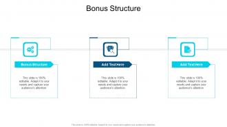 Bonus Structure In Powerpoint And Google Slides Cpb