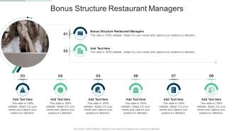 Bonus Structure Restaurant Managers In Powerpoint And Google Slides Cpb