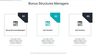 Bonus Structures Managers In Powerpoint And Google Slides Cpb