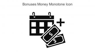 Bonuses Money Monotone Icon In Powerpoint Pptx Png And Editable Eps Format