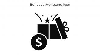 Bonuses Monotone Icon In Powerpoint Pptx Png And Editable Eps Format