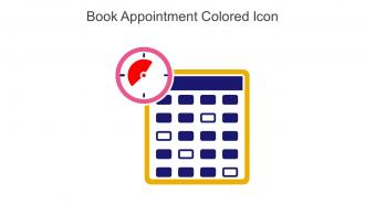 Book Appointment Colored Icon In Powerpoint Pptx Png And Editable Eps Format