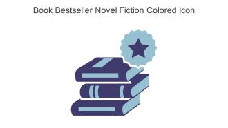 Book Bestseller Novel Fiction Colored Icon In Powerpoint Pptx Png And Editable Eps Format