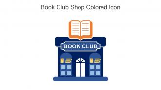Book Club Shop Colored Icon In Powerpoint Pptx Png And Editable Eps Format